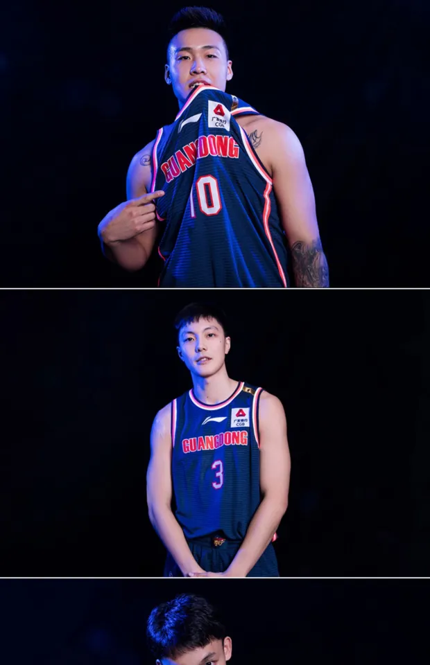 Li Ning CBA Mingxuan Hu Guangdong Southern Tigers 2021-2022 Road Jersey -  Association Edition