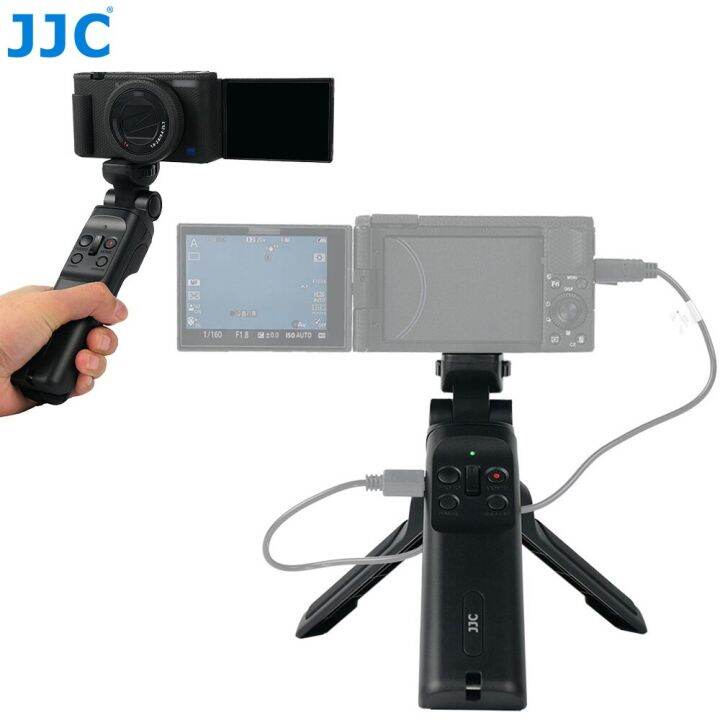 JJC GPVPT1 Shooting Grip & Tripod Remote Control for Sony A7 IV III II