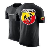 Abarth Solid Color Customize Comfortable Tshirts Mans Cotton Hip Hop Print