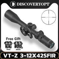 DISCOVERY VT-Z 3-12X42SFIR พร้อมล้อ ด้านข้างระยะไกลโฟกัสด้านข้างกระจกแกะสลักตาข่าย (จัดส่งจากกรุงเทพฯ ของขวัญฟรีรางยึด 11 มม. และ 20 มม.)