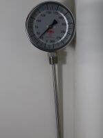 (UIM-Shop) Bi-Metal Thermometer Dial 6" , Range 0-100 C , 1/2" NPT , Model TBM62160222NB30