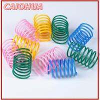 CAIOHUA 4/8/12/20Pcs ของใหม่ ตลกดี พลาสติกครับ ของเล่นแมวสปริง การเล่นสัตว์เลี้ยง ของเล่นลูกแมว การฝึกอบรม