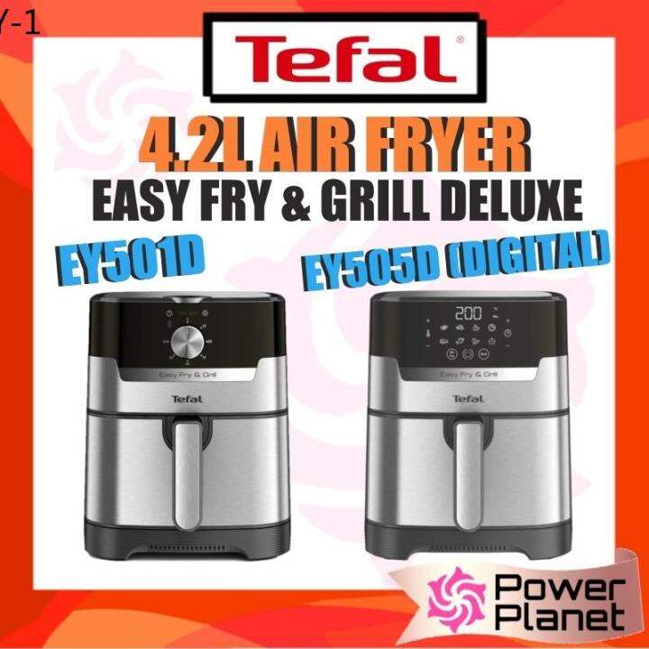 Tefal 2in1 Air Fryer Easy Fry Grill Deluxe 4.2L ( XL size ) EY501D