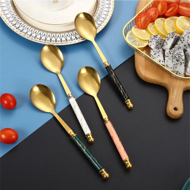 imitation-ceramic-spoon-creative-coffee-spoon-eco-friendly-mirror-polishing-ice-cream-spoon-wholesale-kitchen-accessories-nordic-serving-utensils