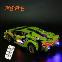 LED lighting kit for 42115 Lamborghinis Sian fkp37 car building block bricks (only light no model) Building Sets