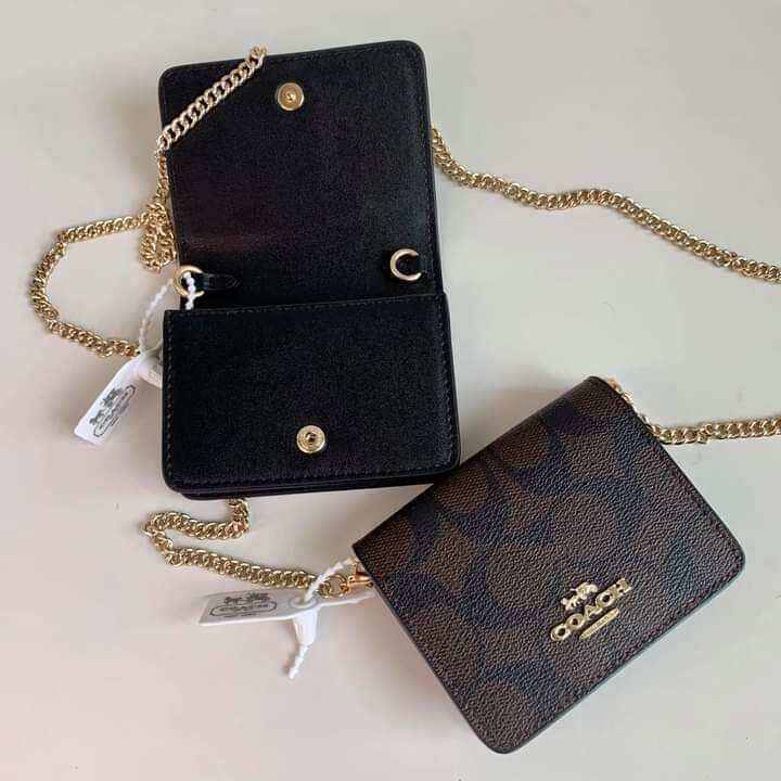 AUTHENTIC COACH MINI WALLET ON CHAIN | Lazada PH