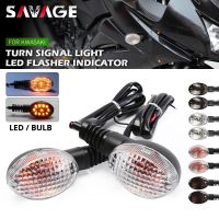 ◆▼❆ Turn Signal LED Flasher For KAWASAKI NINJA 250R Vulcan S 650 D-TRACKER KLX 125 150 230 250 300 Motorcycle Blinker Light Lens