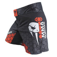 SOTF MMA Geometry Technology Snake Head Fitness Breathable boxing shorts Tiger Muay Thai mma shorts kickboxing fight pants sanda