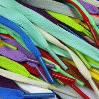 Unisex Sport Athletic Bootlaces Shoelaces รองเท้าผ้าใบแบน