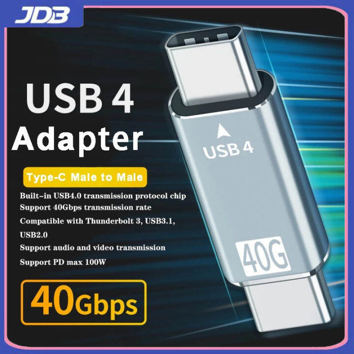 JDB TypeC USB4 40Gbps adapter USBC maletomale data synchronization
