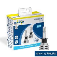 NARVA หลอดไฟรถยนต์ ขั้ว H1 รุ่น Range Performance LED [2 หลอด]