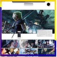 แผ่นรองเมาส์แฟนตาซี Final Fantasy แผ่นรองเมาส์เกมมิ่งขนาดใหญ่ 90 X 40 บานเกล็ด