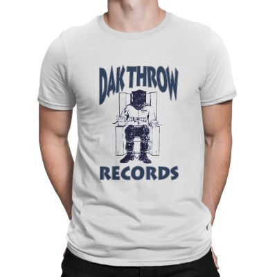 Creative Dak Throw Records T-Shirts Men Crew Neck Cotton T Shirt Eminem Short Sleeve Tee Shirt Graphic Clothes