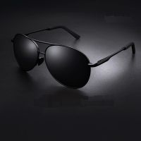 【CW】Aviation Metail Frame Polarized Sunglasses Men Color Changing Sun Glasses Pilot Male Day Night Vision Driving