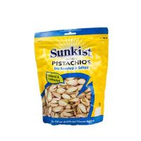 ซันคิสท์ถั่วพิสตาชิโออบเกลือ 454 กรัม/Sunkist Dry Roasted &amp; Salted Pistachios 454g