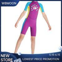 WBMOON ชุดดำน้ำชุดว่ายน้ำเด็กชุดว่ายน้ำความร้อนสำหรับเด็กผู้หญิงชุดเล่นเซิร์ฟเรือคายัคว่ายน้ำ