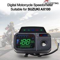 รถจักรยานยนต์แบบดิจิตอลเครื่องวัดระยะทางเครื่องผสม RPM 100cc AX 100สำหรับ SUZUKI AX100