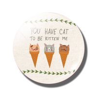 【In-Stock】 Happy You mall "You Have Cat To Kitten Me" แม่เหล็กตู้เย็นแมวการ์ตูนน่ารักแม่เหล็ก30มม. บันทึกข้อความในตู้เย็นการตกแต่งบ้านน่ารัก