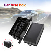 FUVOYA 【COD】Universal Automotiveรีเลย์ฟิวส์Holder 12-Slot Relay Box 6รีเลย์6 ATC/ATOฟิวส์FreeShipราคาถูก