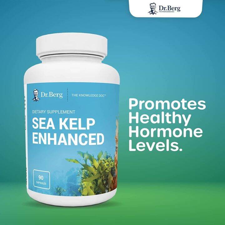 READY STOCK Dr. Berg's Sea Kelp Enhanced Pure Healthy Thyroid Support