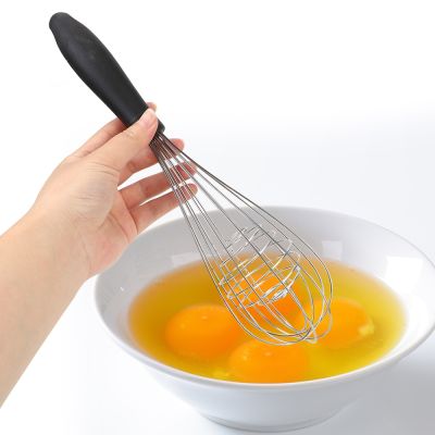 Hand Whisk Mixer for Eggs Nonslip Egg Stiring Egg Beater Cream Baking Flour Stirrer Egg Tools Stainless Steel Cooking Tools