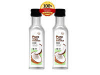 น้ำมะพร้าวสกัดเย็น Pure Virgin เพียวเวอร์จิ้น แพ็คเกจใหม่ Organic 100%  ของแท้แน่นอน ขนาด 250 ml. 2 ขวด