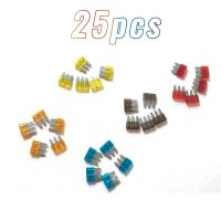 25 Pcs 3 Pins Fuse 5A 7.5A 10A 15A 20A For Ford Focus Mondeo Dodge JEEP Fuses  Accessories