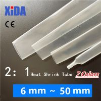 1 Meter 2:1 8MM 10MM 12MM 14MM 16MM 18MM 20MM 40MM Transparent Clear Heat Shrink Tube Shrinkable Tubing Sleeving Wrap Wire kits