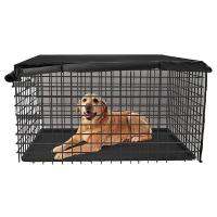 Dog Kennel Cover Waterproof Cage Cover With Two Entrance Door Cage Cover Universal Made Fits Most nds Standard Wire Crate