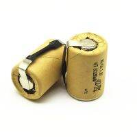 【100%-New】 1หรือ2ชิ้น4/5SC 1.2V 1200MAh 4/5 SC Sub C Ni-CD เซลล์ที่ชาร์จไฟได้พร้อมแท็บเชื่อมสำหรับสว่านไฟฟ้าไขควง