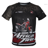 1100L 2023 Summer Honda Crf African Twin Adventure 3D Printed Motorcycle T-shirt 2019 2020 Crf African Twin fashion versatile t-shirt