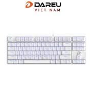 Bàn phím cơ DAREU EK87 - Trắng White Blue Brown Red D switch