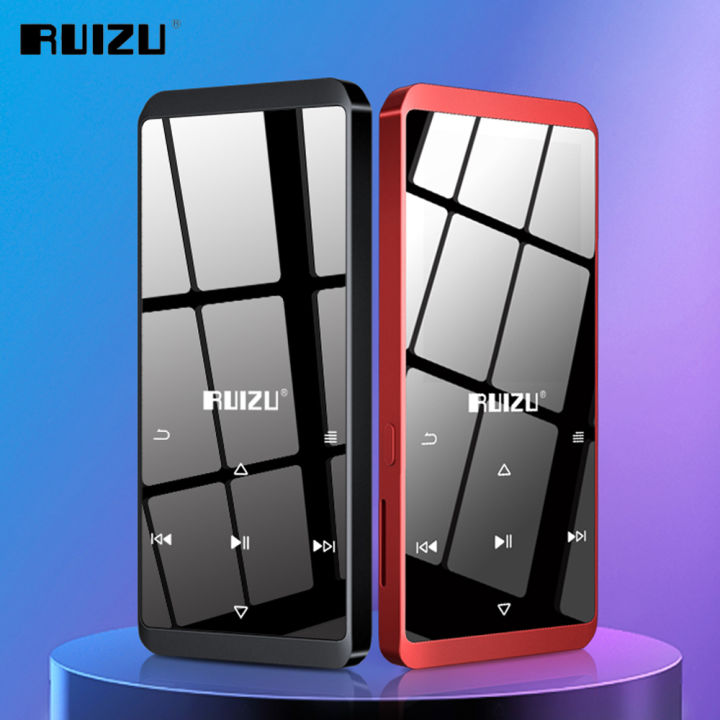 ruizu-smart-touch-screen-mp3-player-with-bluetooth-hifi-lossless-audio-music-player-built-in-speaker-metal-mini-portable-walkman