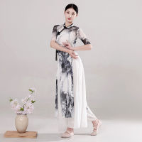 Spot parcel post Cheongsam Dancing Dress Womens Stretch Dance Classical Dance Practice Clothes Body Etiquette Clothing Human Fireworks Dancing Dress