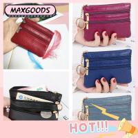 MAXG อเนกประสงค์ Women Clutch Short Small with Key Ring Mini Coin Purse Card Holder Wallet Money Bag Keychain