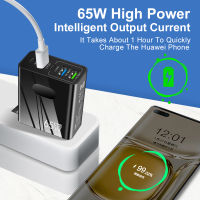 65W GaN Charger USB PD Muti ปลั๊ก Fast Charging GaN Charger ศัพท์มือถือ Quick Charging Type C Wall สำหรับ Xiaomi Samsung