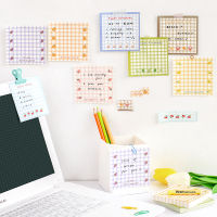 8pcslot Stationery small fresh sweet check series notes paper diy gift planner paper memo pad