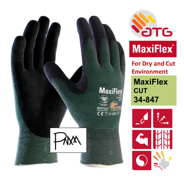ATG MaxiFlex® Cut™ 348743 Safety Gloves Level 3 Cut Resistance and