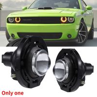 Projector Fog Lights Front Driving Bumper Lamps Clear for Dodge Challenger 15-21 Grand Cherokee, Durango Avenger