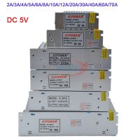 หม้อแปลงไฟ Dc 5V 2a/3a/4a/5a/6a/8a/10a/12a/20a/30a/40a/60a/70a แถบไฟ Led ไดรเวอร์ Led สวิตช์จ่ายไฟสลับ