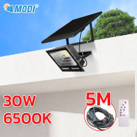 MODIไฟโซล่าเซลล์ 30W แสงขาว 300lm ไฟสปอตไลท์ กันน้ำIP65 ไฟ Solar Cell ใช้พลังงานแสงอาทิตย์ โซล่าเซลล์ ไฟถนนโซล่าเซลล์