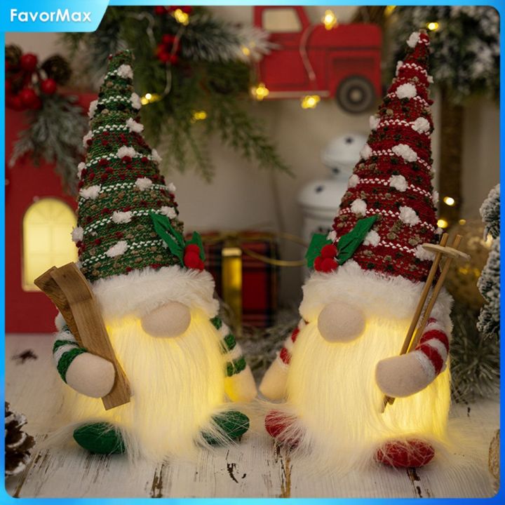 favormax-howbe-ตุ๊กตาถักนิตติ้งพร้อมไฟส่องสว่างจากอเมริกาอุปกรณ์ตกแต่งคริสต์มาส