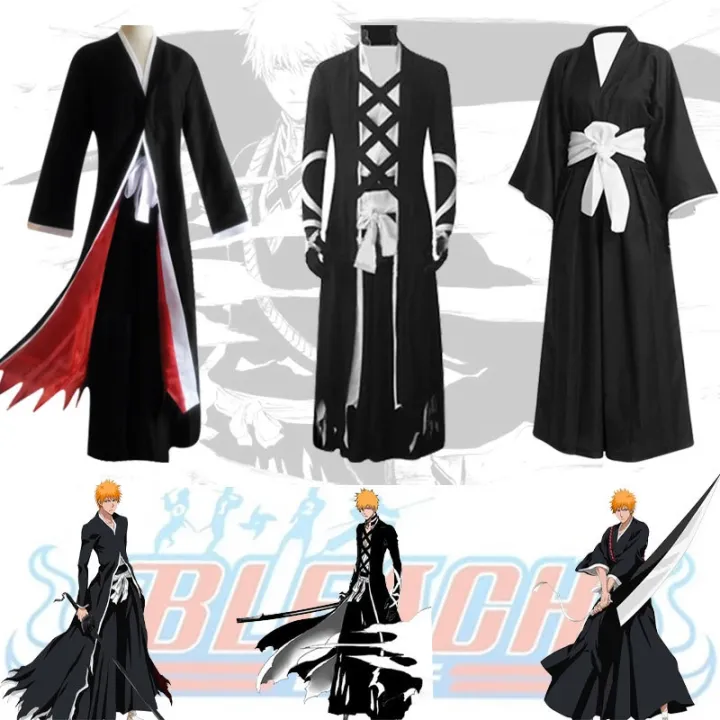 Halloween Costume For Adults Anime Bleach Kurosaki Ichigo Cosplay