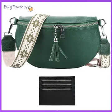 Genuine leather crossbody on sale purse