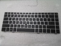 USED For HP EliteBook 8460p 8470p 8460w 8470w 702649-001 Keyboard US POINT Silver Frame