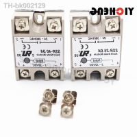 ☄ Voltage relay Single-phase solid state relay Transparent shell plastic cover shell Small solid rail radiator seat SSR-40DA 25DA