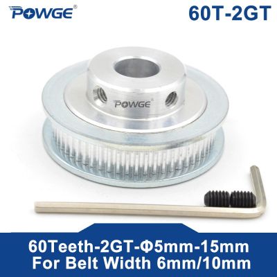 Powge Gt 60ฟัน2ม. 2gt จังหวะรอก5/6/6.35/8/10/12/14/15มม. สำหรับ Gt2เปิดสายพานซิงโครนัสความกว้าง6/10มม. เกียร์60ฟัน60 T