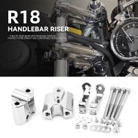 บาร์ตัวหนีบเสริมความสูงมือจับชุบอะลูมิเนียมอัลลอย CNC สำหรับ BMW R18คลาสสิก R 18อุปกรณ์เสริมที่จับรถจักรยานยนต์