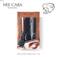 N194 Nee Cara Long-Lasting Eyebrow Coat นีคาร่า เจลเซ็ตทรงคิ้ว มาสคาร่าใส พร้อมกรรไกรแต่งคิ้ว