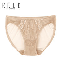 ELLE Lingerie BIKINI LOWRISE PANTY กางเกงในรูปแบบ Bikini แต่งพลีท - LU2758